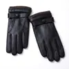 Guantes de Pantalla Táctil para Hombre con Forro Polar de PU para Otoño e Invierno, Calientes para Conducir y Ciclismo, de Dedos Completos, Cortavientos, Estilo de Negocios Elegante, Entrega Directa de Fábrica