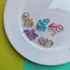 Lentejuelas Cortadas Dibujos Animados Unicornio Pony Accesorios de Resina Accesorios DIY Funda para Teléfono Móvil Accesorios de Pegamento Crema