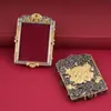 Estuche de Concha Thangka de Gama Alta 4*5 Material de Cobre Concha Colgante de Pareja Retro Hebilla de Seguridad Impermeable Colgante de Jade Colgante de Cinabrio