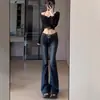 Jeans Acampanados para Mujer, Otoño e Invierno 2025 Tendencia Nuevo Cintura Baja Ajustados Pierna Larga Hasta el Suelo Pantalones de Campana