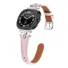 Aplicable a la nueva correa de cuero con incrustaciones de diamantes en forma de T para Samsung Watch Ultra ultra2 47MM correa de reloj inteligente de cuero