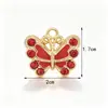 Accesorios para Joyería DIY de Venta Caliente Transfronteriza Mariposa Cepillada Degradada Joyería DIY de Dibujos Animados de Alta Calidad Accesorios para Joyería DIY