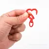 Chaveiro Laqueado Colorido Pingente de Coração Acessórios para Joias DIY Liga de Zinco Fecho Lagosta Figura de Oito em Forma de Coração Conjunto de Fechos