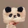 Novo Estilo Pelúcia Panda Rosto Fofo Faixa para Lavar o Cabelo Cabelo 2024 Novo Estilo Faixa de Cabelo Moonchild Proteção da Testa Touca Quente