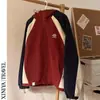 Chamarra con capucha de estilo americano en bloques de color para hombre, top casual holgado de moda para primavera y otoño