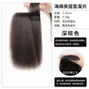 Aplique de Cabelo com Coroa Alta para Mulheres para Aumentar o Volume do Cabelo, Almofada de Cabelo de Esponja, Borda Tecida à Mão, Topper de Cabelo Invisível e Sem Costura