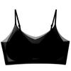 Ropa Interior de Verano Ultradelgada sin Costuras para Mujer sin Aros, Fresca de Seda de Hielo Transpirable Soporte Suave Estilo Chaleco Hermosa Espalda Sujetador