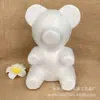 Oso de peluche abrazador oso de rosa oso de flor de PE blanco 20 cm Mismo regalo de TikTok para novia venta directa de fábrica