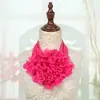 Nuevo Bufanda Creativa de Gasa de Seda de Hielo para Mujer, Bufanda Multifuncional para el Cuello, Accesorio de Moda Floral, Flor de Mano para Baile de Cuadrilla