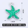 Serie Oceánica Colgante de Estrella de Mar con Lentejuelas DIY Accesorios Decorativos Lote Mixto Transfronterizo Venta al por Mayor Directa de Fábrica
