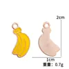 Colgantes de Frutas de Aleación Esmaltada Estilo Mixto Accesorios para Joyería DIY Accesorios para Pulseras Pendientes Amuletos de Cereza Fresa Piña
