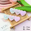 Nuevo KT gato acrílico tres amor DIY accesorios funda de teléfono móvil clip lateral accesorios para el cabello material de parche