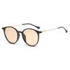 Gafas Jamie 9328 de Montura Redonda Taobao Anti Luz Azul Estilo Ins Retro Gafas de Sol Transfronterizas para Hombres y Mujeres