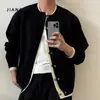 Cárdigan de Diseñador Patchwork de Color Contrastante Directo de Fábrica Otoño 2026 Nuevo Prendas de Punto Casual Ropa Exterior Estilo Perezoso Falso Dos Piezas