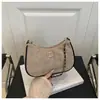 Bolso Acolchado de Cadena Estilo Tweed para Mujer 2025 Nuevo Bolso de Hombro Axila de Terciopelo de Ciervo Escarchado Bolso Cruzado de Alto Valor