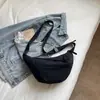 2025 Nova Tendência Estilo Japonês Personalidade Esportiva Casual Coreano Simples Elegante Bolsa de Cintura para Celular Bolsa Transversal de Peito para Mulheres