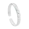 Pulseira de Prata Esterlina Peônia Prata Pura 9999 Pulseira de Prata Maciça Luxo Acessível Pulseira de Nicho Presente de Aniversário para Namorada e Mãe