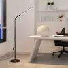 Luminária de Chão LED Qin Guang para Estudo Quarto Leitura Luminária de Mesa Vertical Luminária de Piano Simples Moderna Luminária de Chão para Sala de Estar