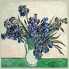 Pañuelo cuadrado pequeño con diseño de Van Gogh para mujer, ideal para primavera y otoño, con diseño decorativo, ideal para camisas, pañuelos para la cabeza y cinturones para el pelo.