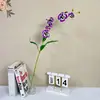 Orquídea Phalaenopsis Artificial para Arreglo Floral de Sala de Estar en Casa, Decoración de Boda de Alta Gama y Estudio Fotográfico, Adorno Floral, Flor de Seda Hecha a Mano