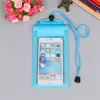 Bolsa Impermeable para Teléfono Móvil con Pantalla Táctil, Adecuada para Nadar y Rafting, Estuche Impermeable de PVC Transparente para Parque Acuático con Capacidad de Pantalla Táctil