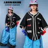Ropa de Calle de Baile Urbano Moderna Conjunto Hip Hop para Niños y Niñas Modelo Hiphop Disfraces para Espectáculos de Baile