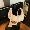 Bolso Amarillo de Axila Nuevo 2026 para Mujer, Bolso de Hombro de Cuero Suave de Alta Gama, Bolso Versátil de Moda Tipo Bollo, Bolso de Moda Estilo Coreano