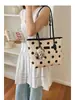 Bolso Tote de Lunares para Mujer, Bolso de Hombro de Gran Capacidad, Bolso de Mano Versátil y de Moda, Bolso Sencillo para el Trabajo, Nuevo Modelo Transfronterizo 2026