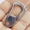 Venta Directa de Fábrica Acero Inoxidable Forma de Pico de Ganso Impermeable y a Prueba de Óxido Llavero Sencillo Joyería Ferretería Colgante Gancho de Resorte Hebilla
