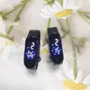 Ventas Directas de Fábrica Reloj Digital LED Táctil Impermeable Niños Estudiante Deportivo Actividad de Jardín de Infancia Venta al por Mayor Luminoso
