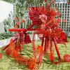 Balsas de bambú hechas a mano Productos de tejido de bambú Desdén del bambú Decoración de techo de bambú Astilla de bambú Decoración de bodas Paisajismo de floricultura Decoración de balsas de bambú