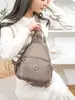 Mochila de Design Inovador para Mulheres, Grande Capacidade, Transfronteiriça, Bolsa Transversal Multifuncional, Bolsa de Peito Leve para Exterior, Mochila