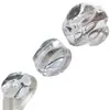 Cristal Blanco Puro de Forma Irregular Cuentas Individuales Cuentas Sueltas Joyería Hecha a Mano DIY Pulsera Artículo Popular de Tiktok