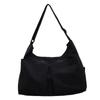 Bolsa de Ombro Cor Sólida Moda Coreana 2025 Nova Grande Capacidade Retrô Bolsa Transversal Versátil Casual Moda Bolsa de Temperamento