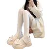 Envío gratuito, calcetines de baile, pantimedias blancas, leggings para espectáculos de baile, primavera y otoño, pies de terciopelo, fábrica al por mayor