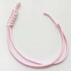 Accesorios de joyería, colgante de nudo plano tejido a mano, llavero con anilla, accesorios de ropa, llavero decorativo