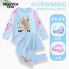 Traje de baño Kapibala para Niñas de Manga Larga Pantalón Largo Set Dividido de Tres Piezas para Niños de Edad Media Secado Rápido Protección Solar Traje de Baño Doble Propósito para Aguas Termales