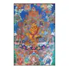 Deus da Riqueza Amarelo Pequeno Thangka Porta-Retrato Ornamento Bodhisattva Manjushri Tara Verde Entrada Sala de Estar Pintura Decorativa Pintura Suspensa Estátua de Buda Adoração