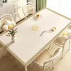 Mantel de Mesa de Dibujos Animados Sencillo, Sin Lavado, Impermeable, Resistente al Aceite, Lujo Ligero, Sensación de Alta Gama, Nuevo Modelo 2025, Mantel Protector de Superficie de Mesa de Café