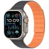 Adecuado para Correa de Apple Watch Generaciones 1-10 Apple Iwatch9S10 Hexagonal Magnético de Silicona Correa de Reloj Magnética