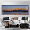 Pintura decorativa para sala de estar com atmosfera Jinshan pintura de pendurar de alta qualidade mural para parede de fundo de sofá de escritório pintura de paisagem