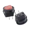 Interruptor basculante KCD4 de dos marchas tres marchas KCD1 // Kd3 Ovalado KCD2 reinicio dos tres cuatro seis pines con luz