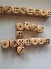 En stock, 14 mm, 16 mm, puntos de mahjong, enchufe, juego de mesa transfronterizo, dados de madera, ajedrez, accesorios de juguete, fichas, dados