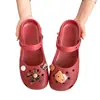 Nuevos Zuecos Antideslizantes de Ballet para Verano, Sandalias Versátiles Transpirables de Tacón Bajo para Exterior con Suela Suave, En Stock al por Mayor