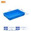Caja de Retorno de Plástico Caja de Almacenamiento Industrial Gruesa con Tapa Caja Rectangular Grande para Transferencia Logística Caja de Cría de Tortugas