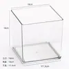 Caja de Almacenamiento de Escritorio, Cilindro Redondo, Contenedor Redondo, Placa Redonda de Acrílico Transparente, Caja Redonda de Perfil Bajo, Tanque de Peces, Forma Cilíndrica