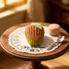 Bolo de Sobremesa Francês Comida em Miniatura Brinquedo Decoração de Cena de Padaria Enfeites Modelo Acessórios DIY Chaveiro