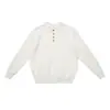 Suéter de Punto Polo Yutang de Canalé Simple Versátil con Cuello Camisero 26 Otoño Invierno Casual para el Trabajo Suéter Holgado para Hombres y Mujeres