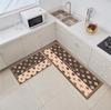 Ins marca de moda tecnologia doméstica pano impermeável à prova de óleo tapete cozinha espessa absorvente porta de entrada tapete dos desenhos animados tapete de pé