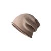 Gorro 100% Lana para Mujer, Gorro de Invierno Estilo de Alta Gama, Gorro Holgado para Hombre, Gorro de Punto Cálido Versátil, Gorro de Lana para Mujer
